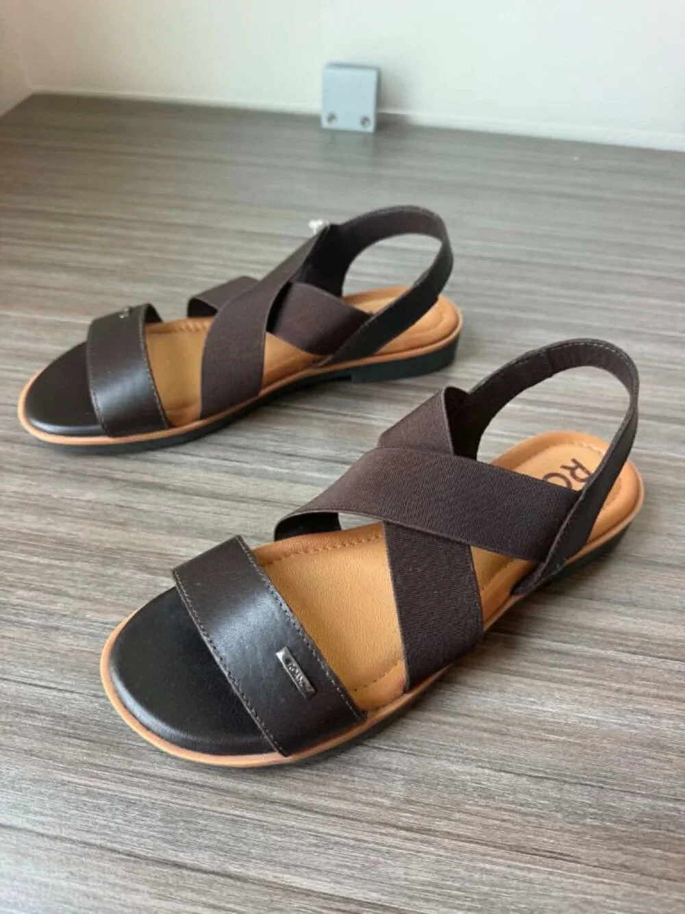 ROAN BY BED STU Theodora Sandals Leather Women $120 in Brown